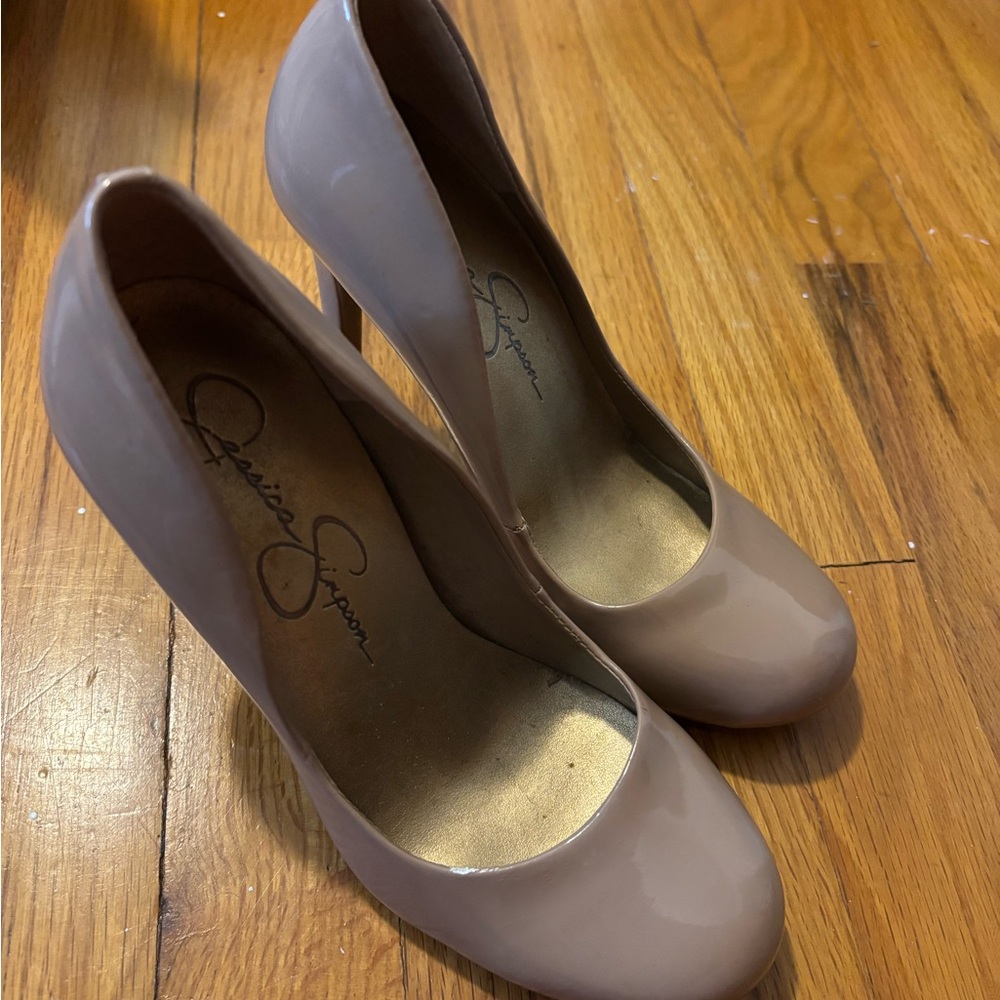 Jessica Simpson Tan Heels Classic Pumps
